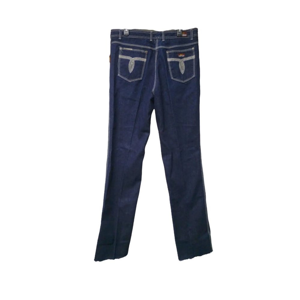 DEADSTOCK! 70s - 80s Choppers dark was denim jeans . size 38